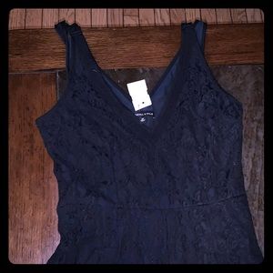 Kendall & Kylie black romper medium lace